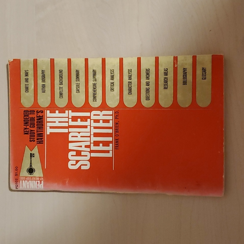 Pennant Key-Indexed Study Guide to Nathaniel Hawthorne's The Scarlet Letter